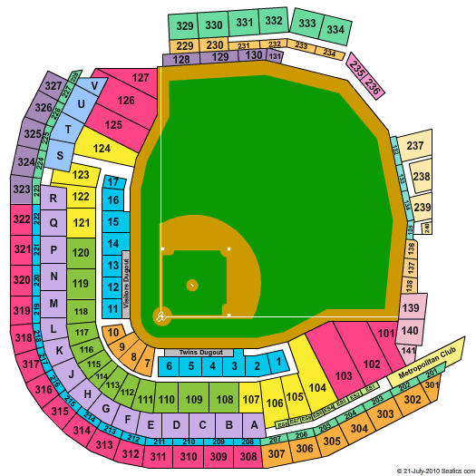 Minnesota Twins vs. Toronto Blue Jays Tickets 2010-10-03 Minneapolis, MN, Target Field